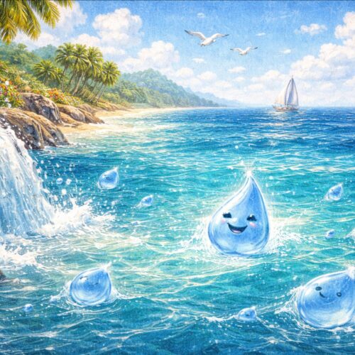 Краплинка, що шукала море — казка про терпіння і шлях до мети